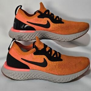 Nike Epic React Flyknit Copper Flash Size 5.5Y Athletic Shoes